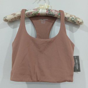 BNWT Joe fresh brown sports bra